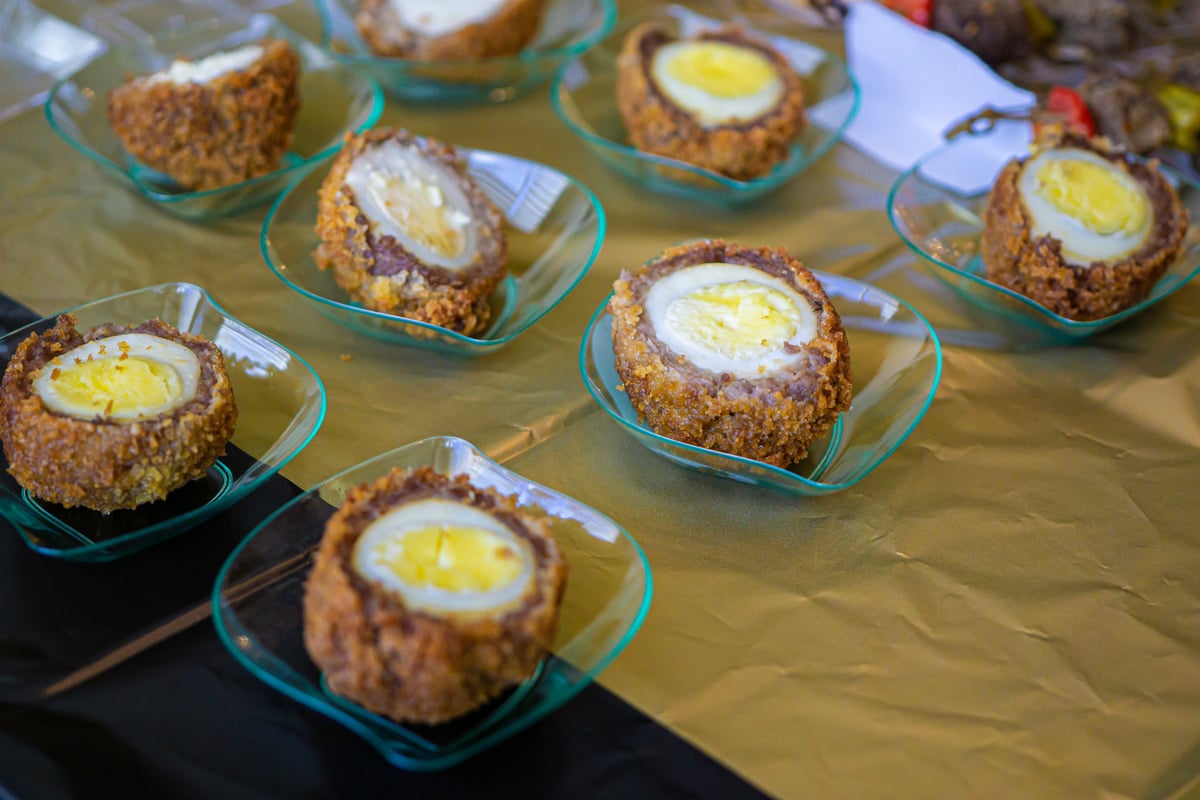 Scotch Eggs Snacks served at a nigerian party